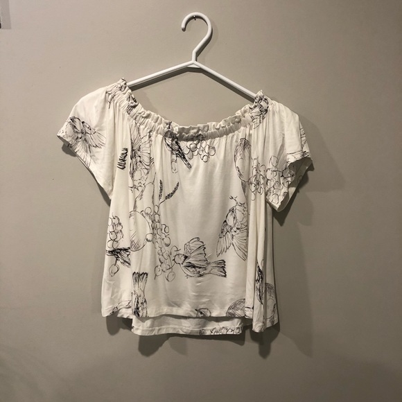 Aritzia off the shoulder blouse - Picture 2 of 3